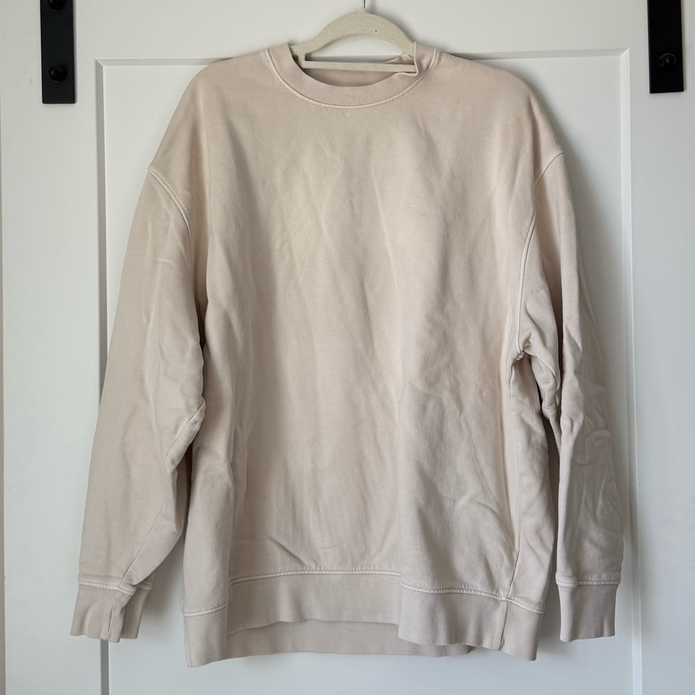 Mate The Label oversized crewneck in Bone